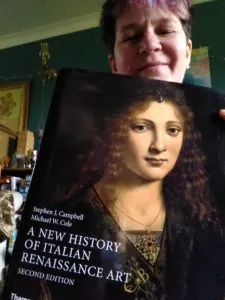 Janet with book