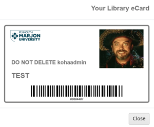 library e-card